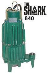 Zoeller Shark Series 840 Reversing Grinder PumpPart #:840-0004