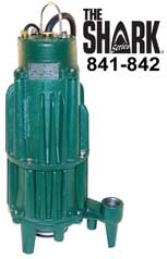 Zoeller Shark Series 841 & 842 Non-Reverse Grinder Pump