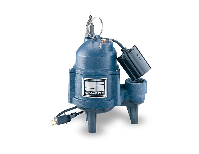 Sta-Rite Sewage Pumps, Cast Iron, 4/10 HP, 115V, 2Part #:SC440120T