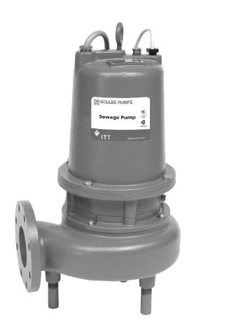 Goulds Submers. Sewage Pump w/ Dual Seal/Sensor - 5 Hz Part #:4SD56F9EA