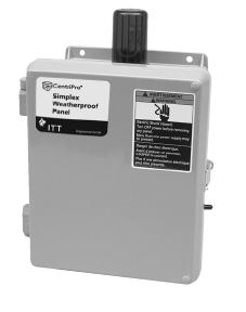 Goulds Simplex Control PanelPart #:S12015FR